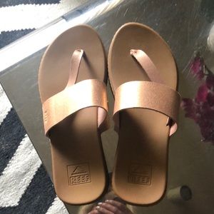 Reef Cushion Bounce Sol Sandals - Rose Gold